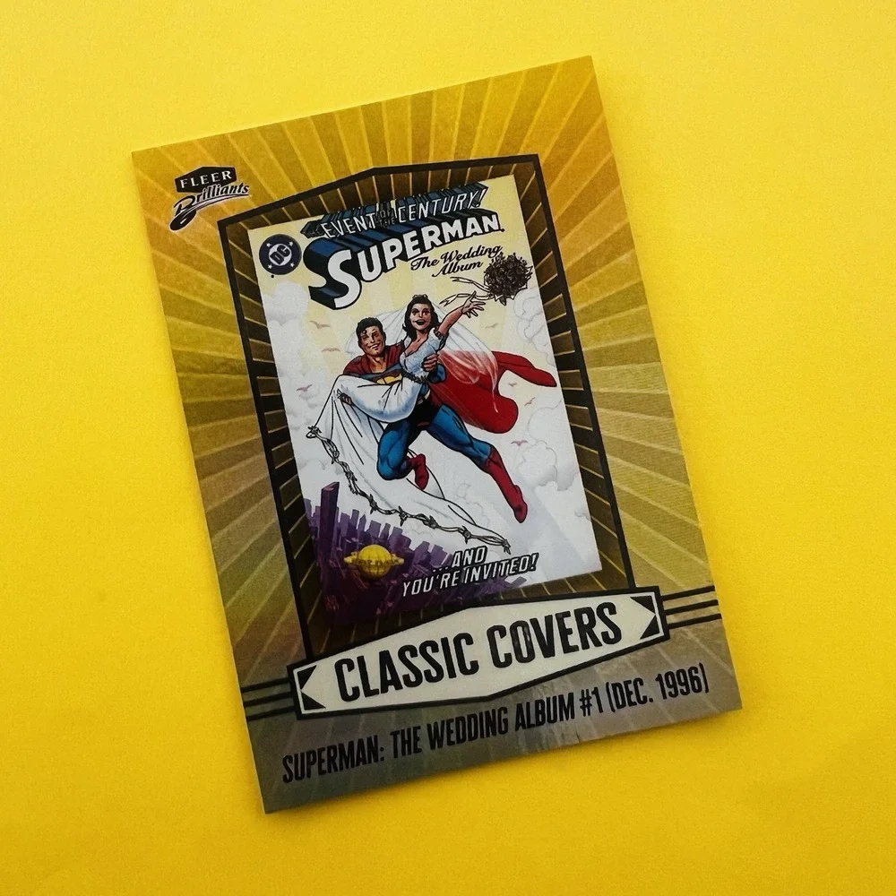2025‎ Upper Deck Fleer Brilliants Superman Classic Covers The Wedding #1 CC-12